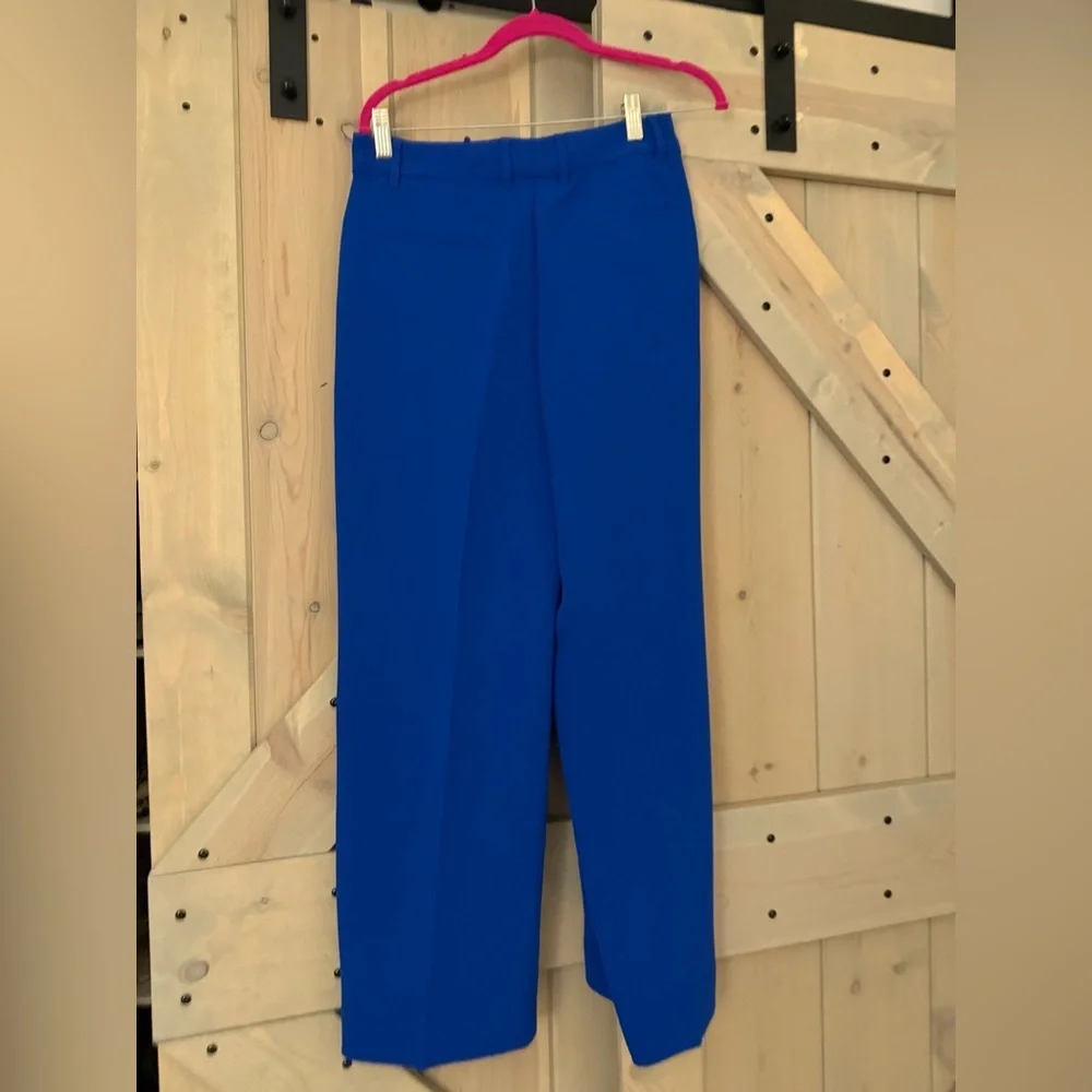 NWT Banana Republic Pleated Wide-Leg Pants- Royal Blue